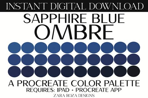 Sapphire Blue Color Schemes