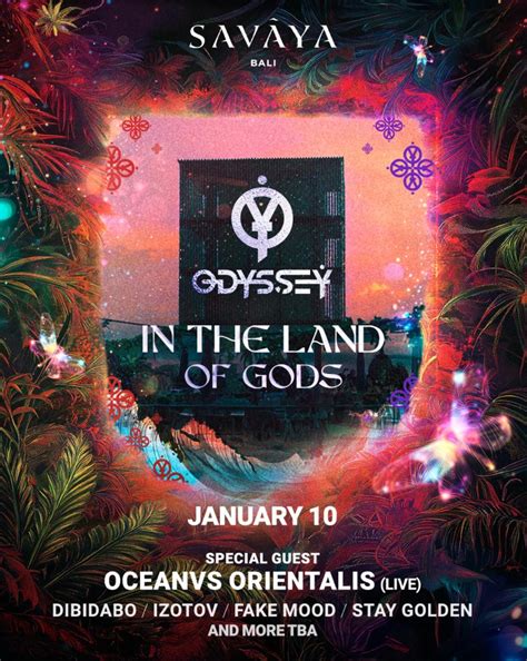 Odyssey festival: 10.01|Fairyland by Odyssey|SAVAYA, BALI