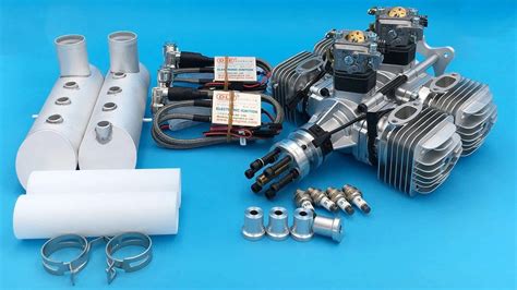 DLE 120T4 Four Cylinder Gasoline Engine – Aeromodellingtutor™