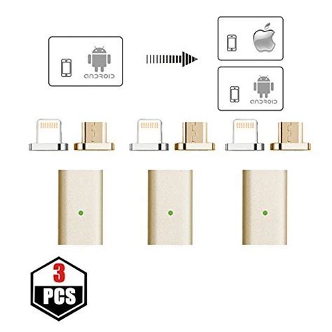 NetDot 5th Generation Micro USB to Magnetic Micro USB & Lightning ...