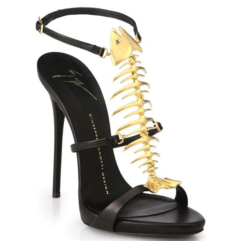 Giuseppe Zanotti Heels Black Leather ref.107680 - Joli Closet