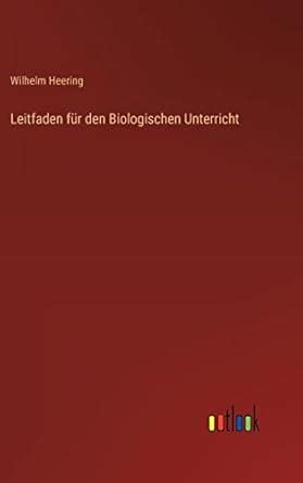 Buy Leitfaden für den Biologischen Unterricht Book Online at Low Prices ...