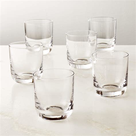Watson Double Old-Fashioned Glasses Set of 6 + Reviews | CB2
