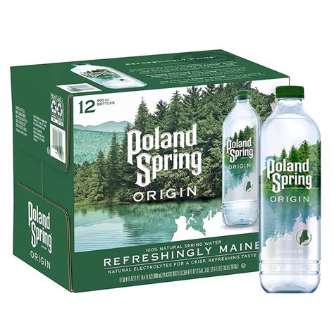 Poland Spring Origin, 100% Natural Spring Water - India | Ubuy
