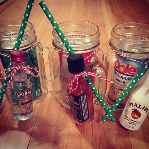 diy christmas drink gifts