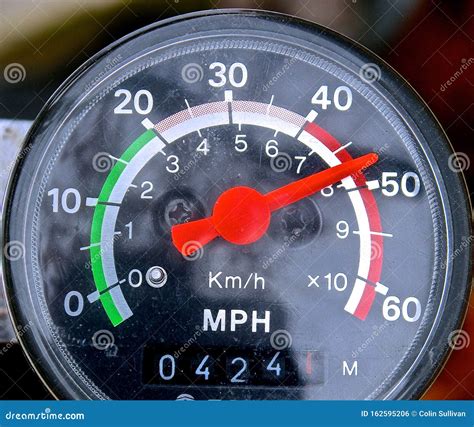 Speedo 48km per hour mph stock photo. Image of speedo - 162595206