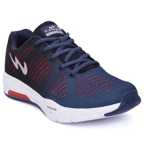 Campus Quantum Men's Blue Mesh Sports Shoes - 8 : Amazon.in: Shoes ...