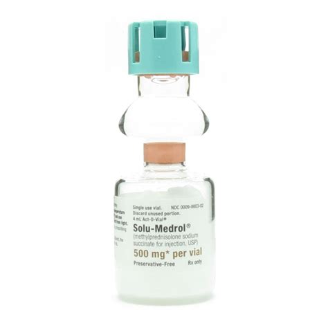 Solu-Medrol® Methylprednisolone Injection | McGuff