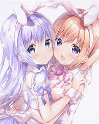 Image result for Anime Girl Holding a Bunny