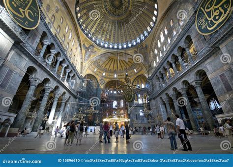 Hagia Sophia (Interior) editorial image. Image of sophia - 15896610