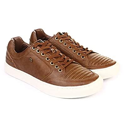British Knights Men's Tudor Pu Brown Sneaker Casual Shoes : Amazon.in ...