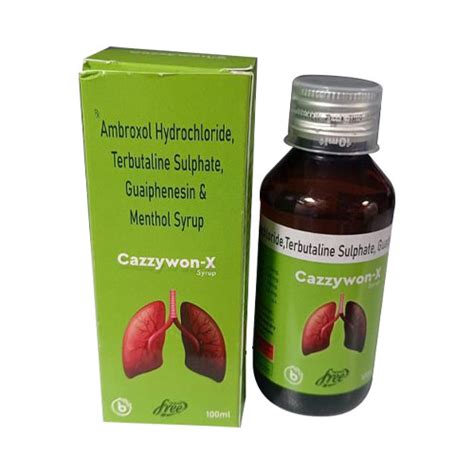 Ambroxol HCl + Guaiphenesin + Terbutalin Sulphate + Menthol Syrup Bion
