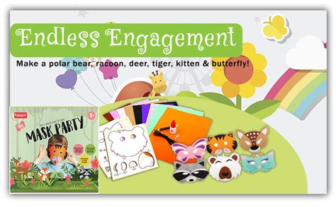 Buy Funskool Handycrafts Mask Party , DIY face masks kids , Make many ...