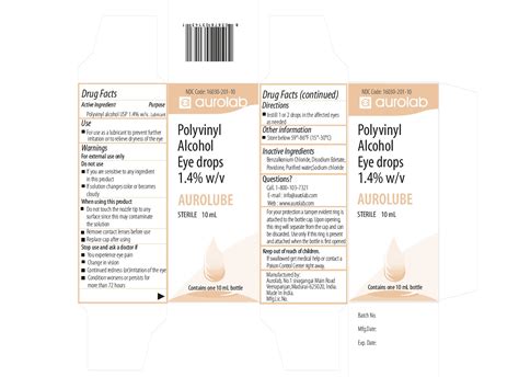 POLYVINYL ALCOHOL EYE DROPS 1,4 % W/V for solution