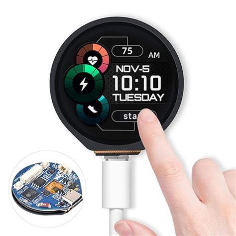 Waveshare ESP32-S3 Development Board, with 1.28inch Round Touch LCD ...