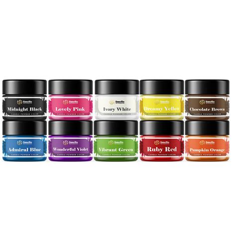 Candle Powder Colors - Pack of 10 – Smello