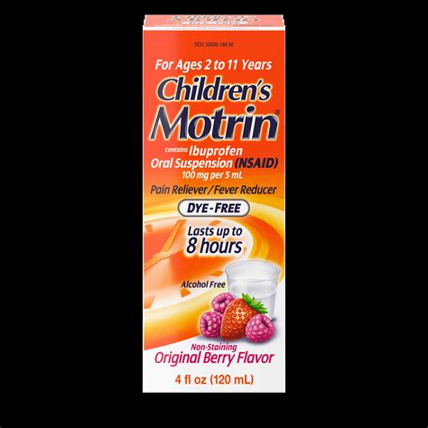 Children’s MOTRIN® Dye-Free Oral Suspension | MOTRIN®