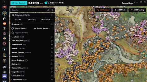 Pax Dei Map - Desktop App on Overwolf