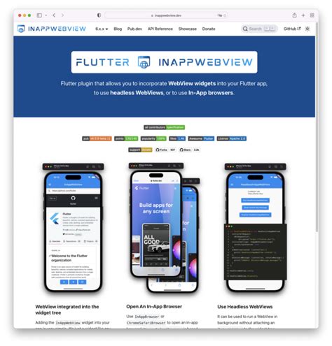 Image result for Add Inappwebview to Flutter