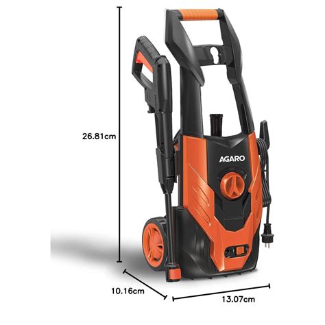 AGARO Grand High Pressure Washer, 1500 Watts, 110 Bars, 6.5L/Min Flow ...