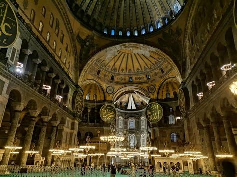 The Interior of the Hagia Sophia Grand Mosque · Free Stock Photo