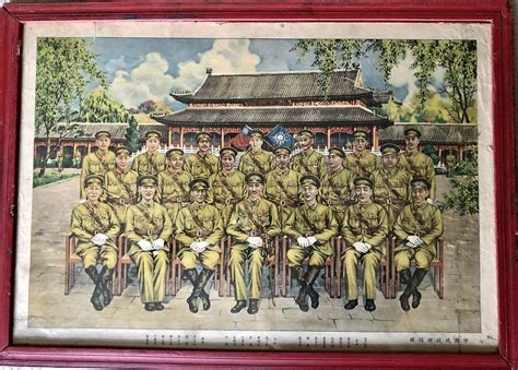 Original 1920s/1930s Chinese Military Poster of Chiang Kai-Shek and Mao ...