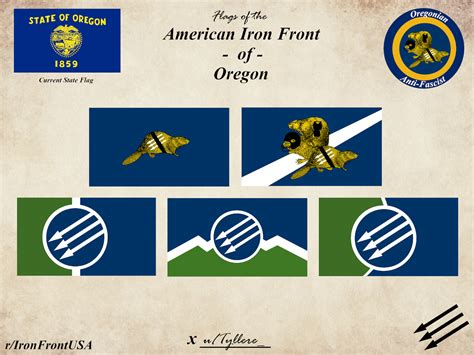 Flags for the American Iron Front of Oregon : r/IronFrontUSA
