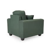Buy Payton One Seater Fern Green Linen Fabric Sofa Online @Durian