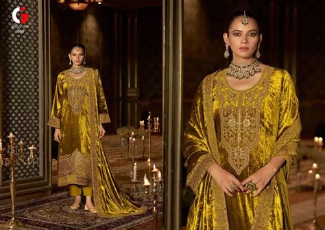 GULL JEE QURB Pure Velvet Embroidery Pakistani Dresses Wholesale ...