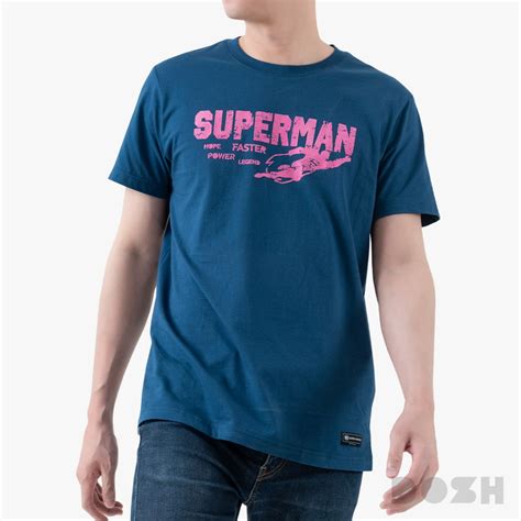 DOSH MEN'S T-SHIRTS SUPERMAN เสื้อยืดคอกลมผู้ชาย DSMT5211-NV (S-2XL ...