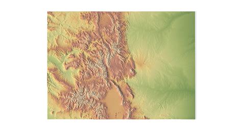 Colorado Terrain 3D Map by Shustrik