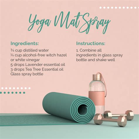 Diy yoga mat cleaner using 4 simple ingredients – Artofit