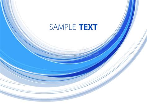 Blue semicircle stock vector. Illustration of whirl, vortex - 23688031