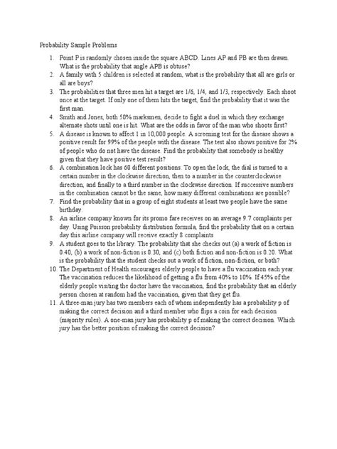 Image result for Sample Probability Problems