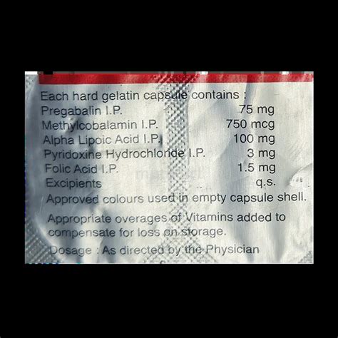 PREGEB FORTE 75MG CAPSULE 10'S Price, Uses, Side Effects & Substitutes ...