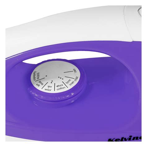 Kelvinator Superio KDIP00411 Dry Iron, White and Purple
