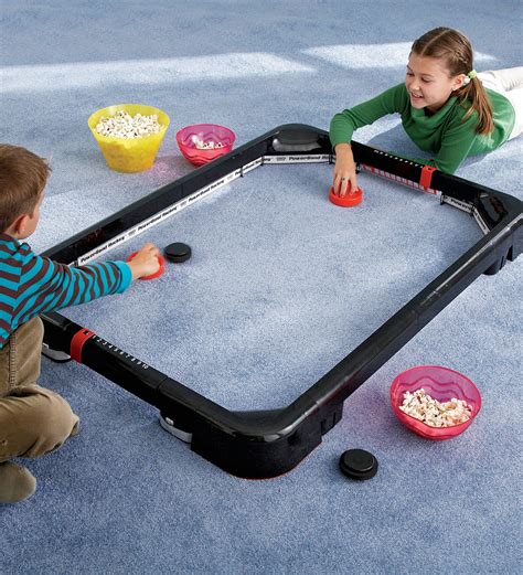 PowerBand Air Hockey Tabletop and Carpet Game | Air hockey, Games for ...
