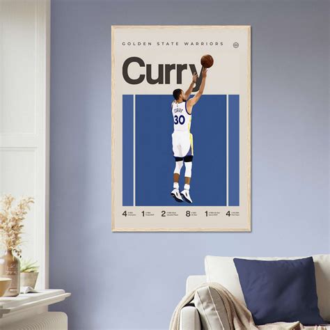 Steph Curry Poster Poster, Sports Poster, Basketball Poster, Full-Size ...