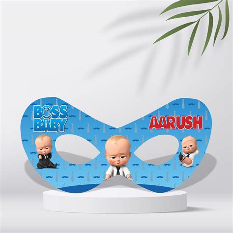 Boss Baby Theme Personalized Eye Mask – Blu Party