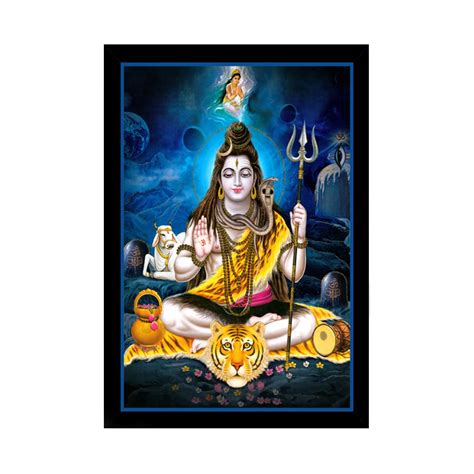 Dharvika Innovations Shiva Photo Frame | Shiva Parvati Photo Frame ...