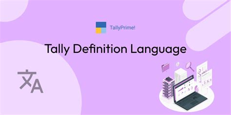 Image result for Tally Definition Language Tutorial