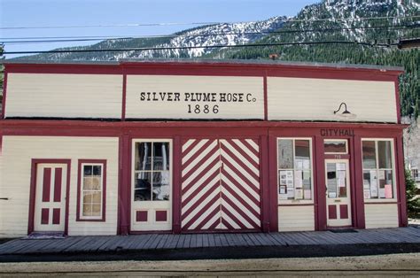 Historic Mining Town in the Rocky Mountains in Silver Plume, Colorado