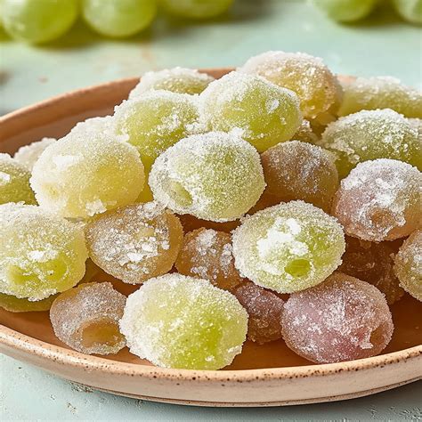 Summer Sour Candy Frozen Grapes