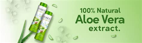Ponds Aloe cooling talc 300g with Natural Aloe vera extract gives ...