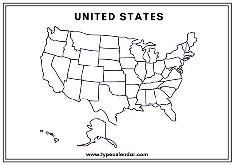 40+ Free Printable Blank US Map Templates [Editable PDF]