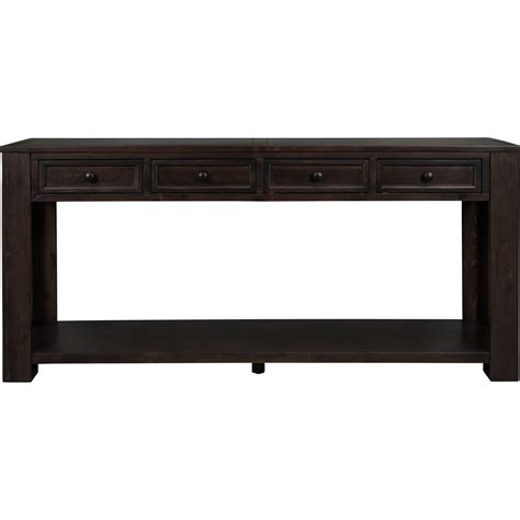 Latitude Run® Fashionable Console Table In Navy: 4 Drawers & Fixed ...
