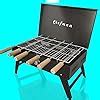 Chefman Briefcase Barbeque Grill Charcoal Large Size Outdoor with ...