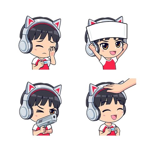 Twitch emote sticker template Images - Free Download on Freepik