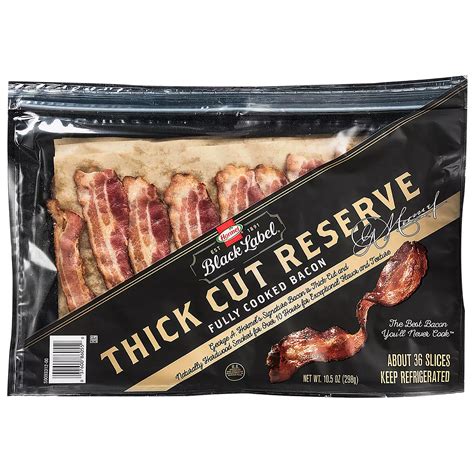 Hormel Black Cut Fully Cooked Bacon 36 ct | BJ's Wholesale Club