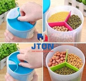 CSC Plastic Tea Coffee & Sugar Container - 1500 ml Price in India - Buy ...